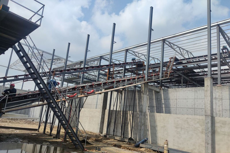 多臺高精度電子皮帶秤在新型建材行業(yè)調(diào)試完成，適應(yīng)能力更強！